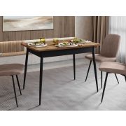 Обеденный стол Орфей 28.4 (03) Дуб Вотан-Черный